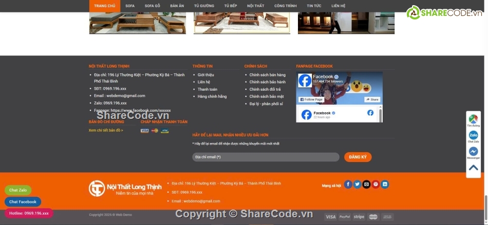 chuẩn seo,nội thất đẹp,theme wordpress,website bán hàng
