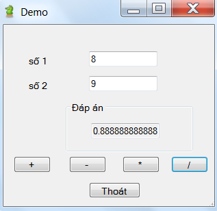 code máy tính C#,code máy tính,winform C#,winform,Máy tính đơn giản