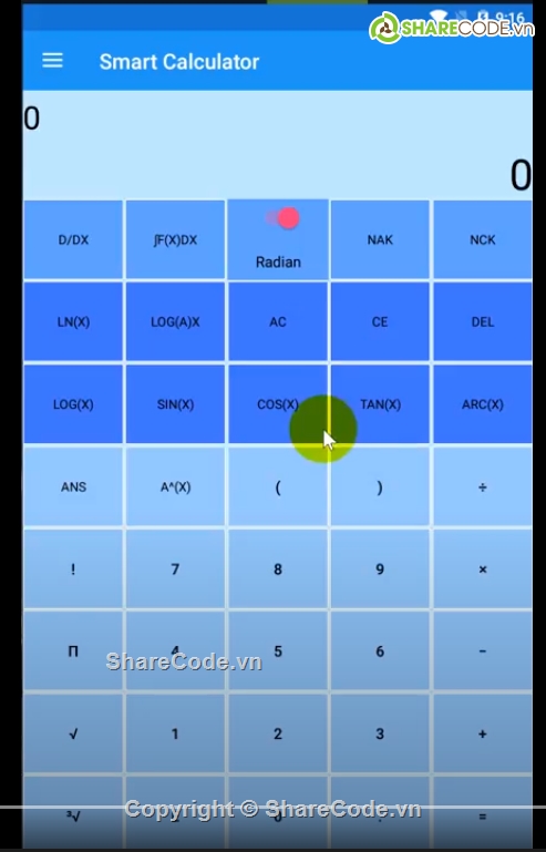 Xamarin Android,ứng dụng calculator,code máy tính C#