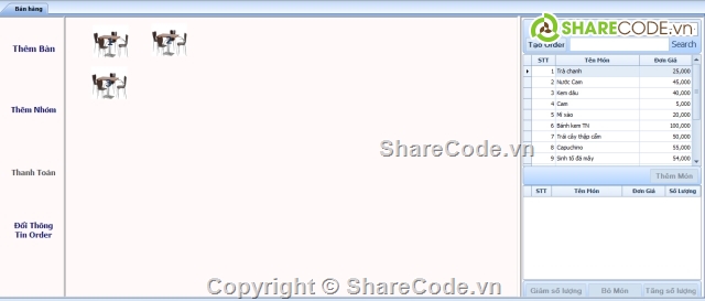 Phần mềm quản lý quán cafe,quản lý  Quán Cafe,Phần mền quản lý,quản lý Cafe