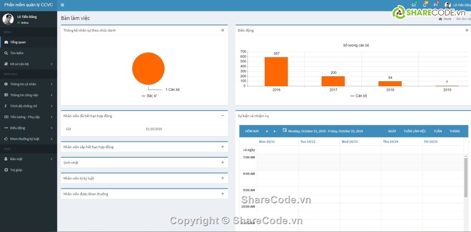 quản lý cán bộ,quản lý cán bộ công chức,Code quản lý cán bộ