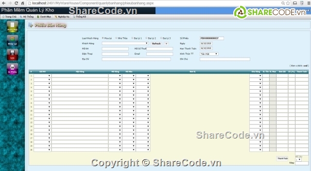 quan ly kho,code quản lý kho hàng,phần mềm quản lý,Quản Lý Kho Công Ty,quản lý hàng hóa