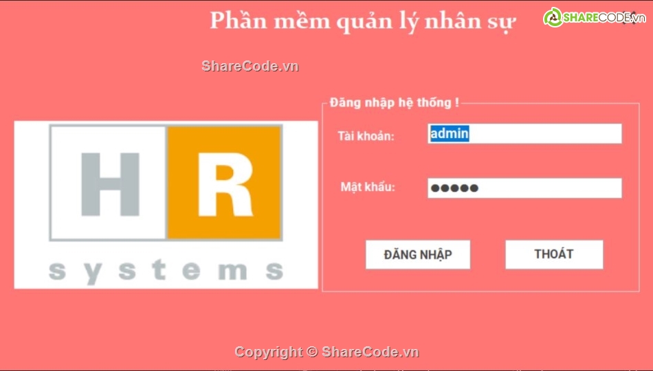 code quản lý nhân sự,phần mềm quản lý,quản lý nhân sự