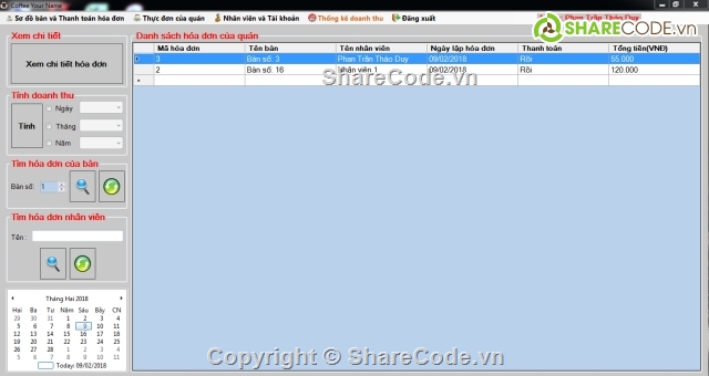 Phần mềm quản lý,quản lý quán cà phê,quản lý cafe,quản lý quán coffe,quan ly coffee,phan mem quan cafe