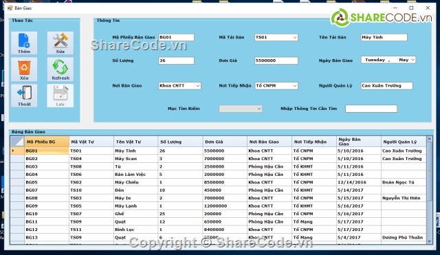 quản lý tài sản C#,full chức năng,phần mềm quản lý,C# quản lý tài sản,quản lý tài sản