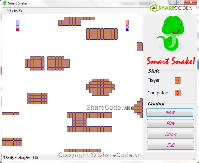 rắn săn mồi,game C# rắn săn mồi,Game rắn săn mồi,rắn săn mồi c/c++,rắn săn mồi Snake,Code game smart snake
