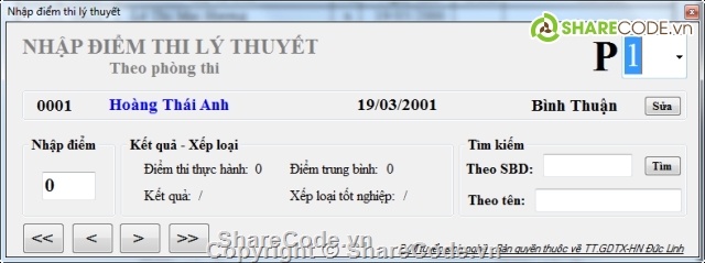 code quản lý thi cử,code quản lý thi nghề phổ thông,phần mềm giáo dục,phần mềm chất lượng