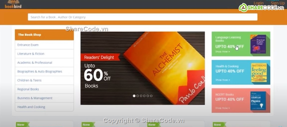 Code website bán sách php,code bán sách PHP,share code web bán sách,code web bán sách,mã nguồn web bán sách