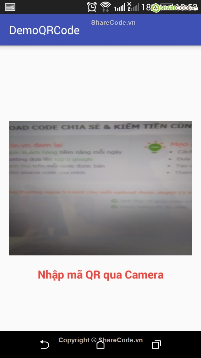 android,QR,Source code android,source code di động,QR code android,mã vạch