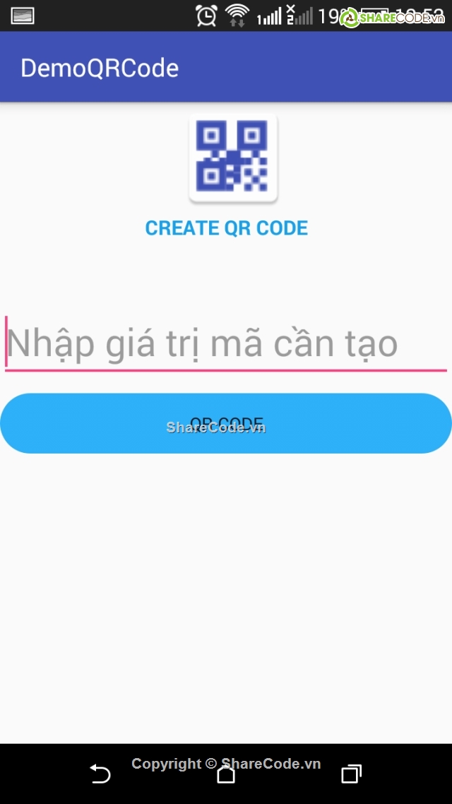 android,QR,Source code android,source code di động,QR code android,mã vạch