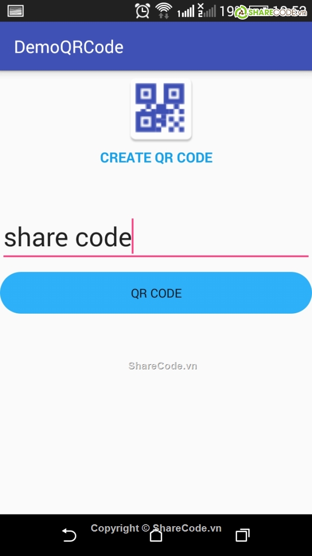 android,QR,Source code android,source code di động,QR code android,mã vạch