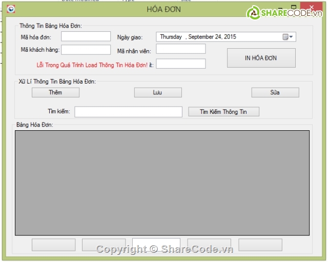 Quản lý bán hàng C#,Code quản lý,phần mền bán hàng,quản lý bán hàng c#,share code quản lý hóa đơn
