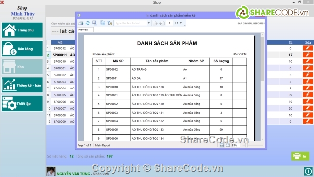 quản lý bán hàng,quản lý bán quần áo,quản lý bán áo phông,quản lý bán hàng c#