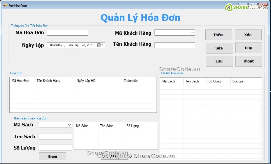 quản lý bán sách,web bán sách online,Code web bán sách,Source code quản lý bán sách