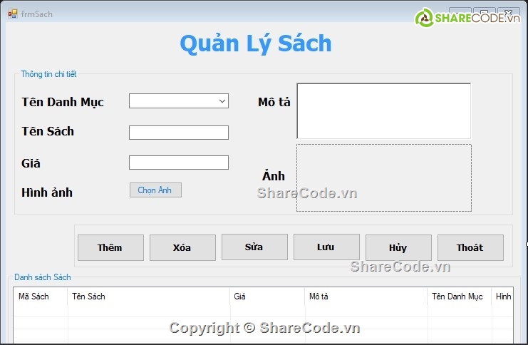 quản lý bán sách,web bán sách online,Code web bán sách,Source code quản lý bán sách