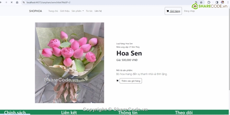 full chức năng bán hàng,aspnet cửa hàng bán hoa,quản lý shop hoa,code quản lý cửa hàng