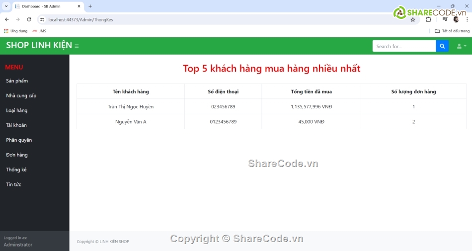 code quản lý cửa hàng,quản lý bán hàng,full code,full chức năng bán hàng