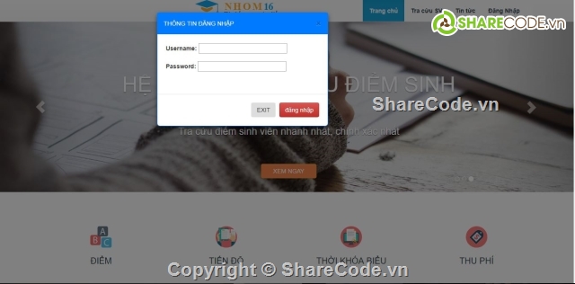 Quản lý điểm,web quản lý điểm,code quản lý điểm sinh viên,hệ thống quản lý điểm,website quản lý trường học