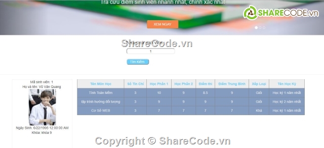Quản lý điểm,web quản lý điểm,code quản lý điểm sinh viên,hệ thống quản lý điểm,website quản lý trường học