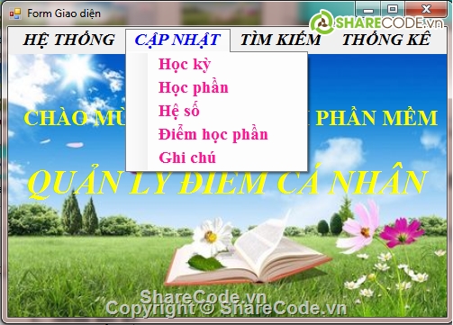 Quản lý điểm,quản lý điểm cá nhân,quản lý điểm sinh viên,quản lý học tập,quản lý điểm học sinh