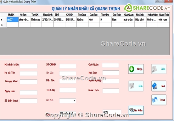 Quản lý chi tiêu cá nhân,quản lý nhân sự,quản lý nhân khẩu,đồ án quản lý nhân sự c#,phần mềm quản lý nhân sự c#