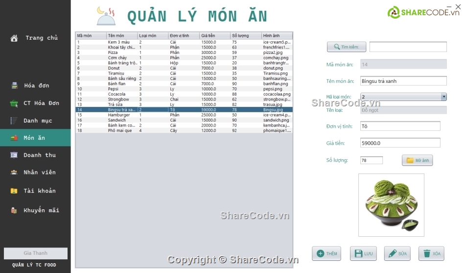 Java quản lý quán ăn,SQL Server quản lý quán ăn,Quản lý quán ăn java,quản lý quán ăn Java Swing,quản lý quán ăn Java