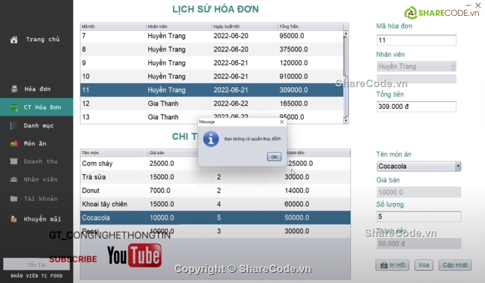 Java quản lý quán ăn,SQL Server quản lý quán ăn,Quản lý quán ăn java,quản lý quán ăn Java Swing,quản lý quán ăn Java