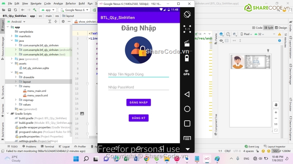 Quản lý sinh viên,Android Source code,Quản lý điểm sinh viên,code quản lý sinh viên,Source code quản lý sinh viên