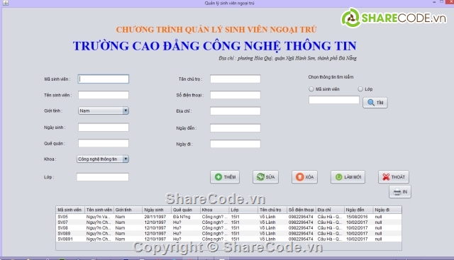 quan ly sinh viên,quan ly trường học,quan ly mail,Quản lý sinh viên ngoại trú,Quản lý học viên