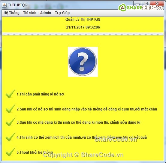 code quản lý thi,dowload code quản lý thi,code quản lý kỳ thi trung học,Code Thi trung học phổ thông quốc gia,java swing code quản lý thi,java swing code quản lý kỳ thi