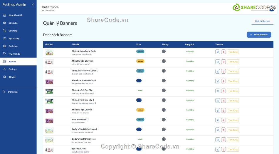 Source code web,Website bán hàng,thú cưng,đồ án tốt nghiệp,reactjs,Source code React-NodeJs Website bán hàng