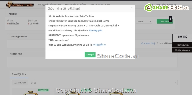 Code shop,Lmht,Shop tự động,web bán acc lmht,liên minh huyền thoại