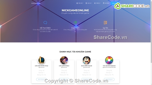 source code shop nick,code ban nick dep,code ban nick full ajax,code ban nick bao mat tot