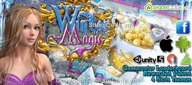 Unity,slot machine unity,slot unity,source code slot machine unity,Winter Magic,Winter Magic Slots