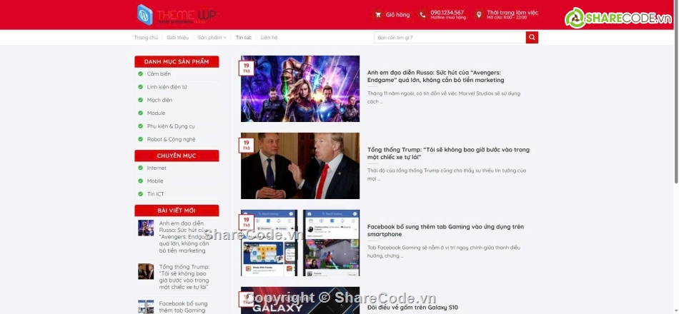chuẩn seo,wordpress,linh kiện điện tử,website bán hàng