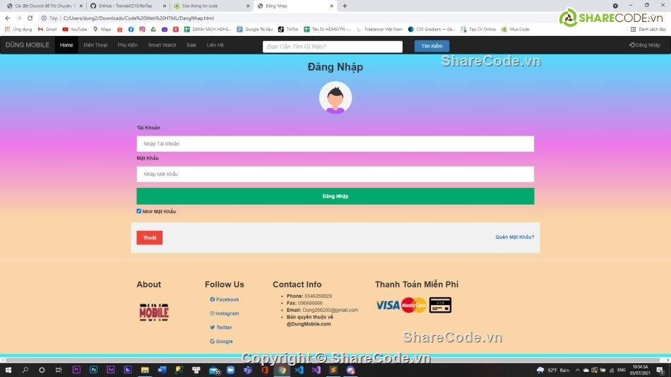 website bán điện thoại,Template web bán điện thoại,Template web điện thoại,Web Bán Điện Thoại