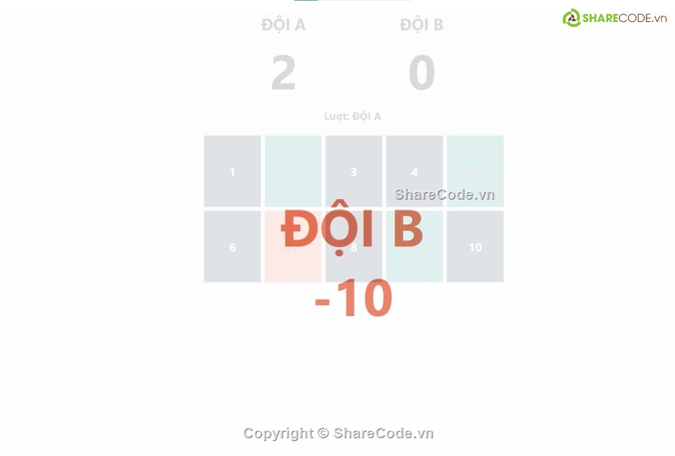 game,lật thẻ,quizizz,code game quiz,php,game lật thẻ