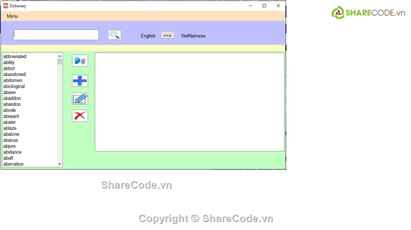 từ điển c#,mã nguồn từ điển,code từ điển