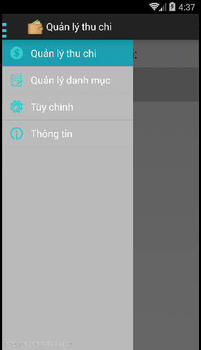 Phần mềm quản lý thu chi,quản lý thu chi,phần mềm quản lý chi tiêu,quản lý chi tiêu android,source cod quản lý thu chi