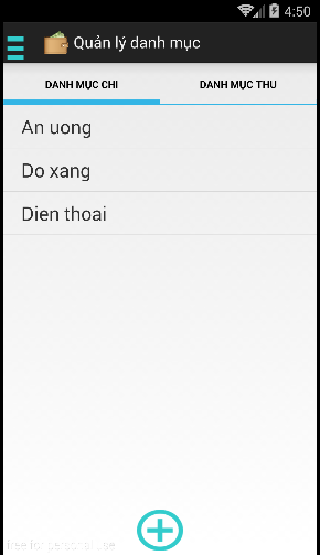 Phần mềm quản lý thu chi,quản lý thu chi,phần mềm quản lý chi tiêu,quản lý chi tiêu android,source cod quản lý thu chi