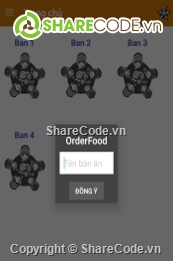 android app quán ăn,apporderfood,order food,Ứng dụng gọi món ăn,Quản lý món ăn,quản lý quán ăn