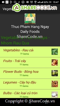 Từ điển,Xamarin Android,App Android,Foods App,code món ăn,code ứng dụng