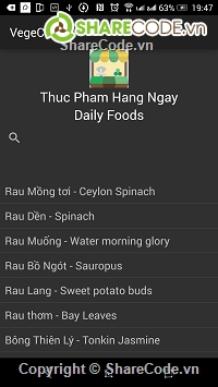 Từ điển,Xamarin Android,App Android,Foods App,code món ăn,code ứng dụng