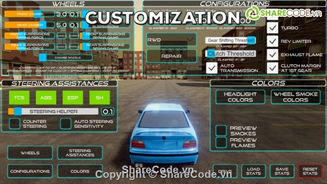 Realistic Car Controller,Realistic Car,Racing