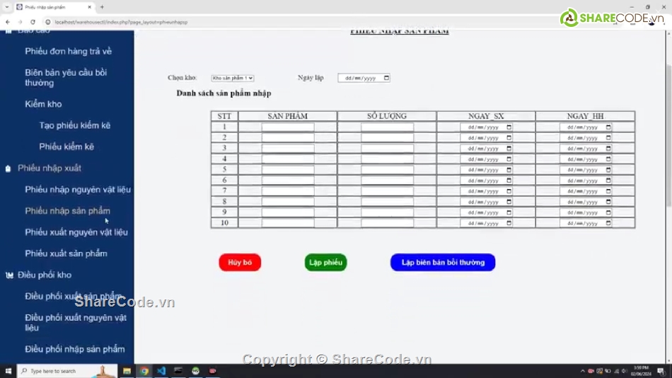 Đồ án quản lý kho bằng php tích hợp mã qr code,đồ án tốt nghiệp quản lý kho full báo cáo ppt,đồ án tốt nghiệp quản lý warehouse php word ppt