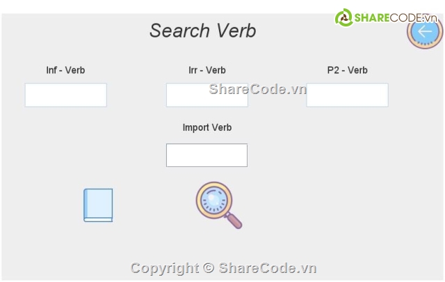 English,Verb Test,Source Code,source code java,verb test động từ bất quy tắc