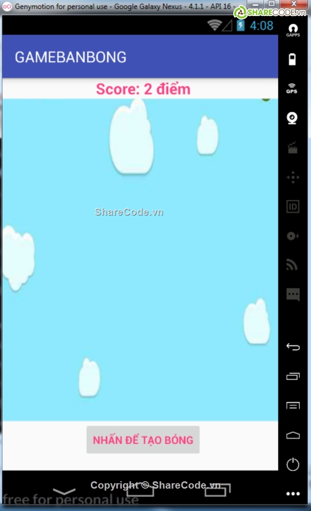 game android ban bong,ban bong android studio,code game android studio free,GameBulble,game bắn bóng