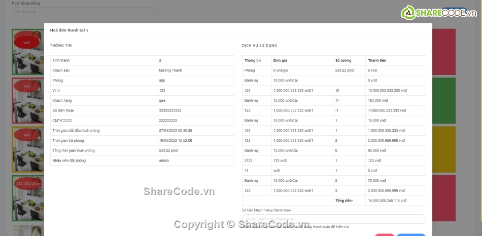 Quản lý khách sạn,code web Quản lý khách sạn,Code web khách sạn