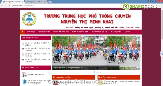 code web truong hoc,code web asp.net,code web trường học,website trường học