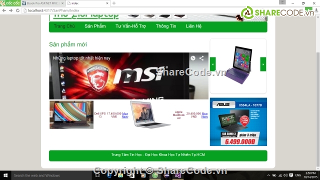 mvc asp.net bán laptop,web bán máy tính,website bán laptop,web bán linh kiện laptop,code website bán hàng asp.net